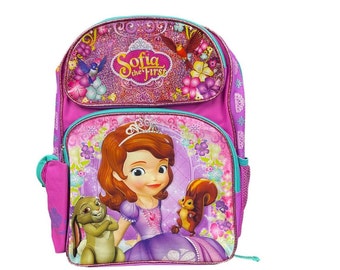 Sofia the first backpack and lunchbox clearance