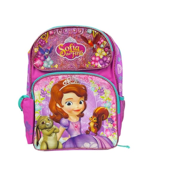 Disney Princess Matching Large 16 Inches Backpack with Lunch Bag Set, Girl's