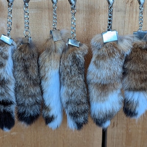 Bobcat Tail Keychain