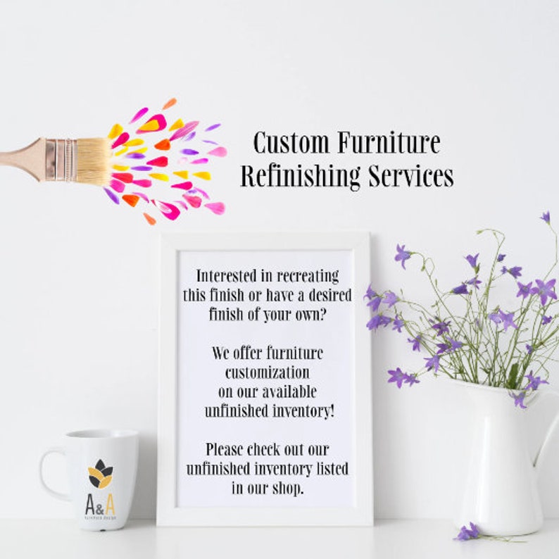 Furniture Customization. Choose From Inventory. Choose Your Color