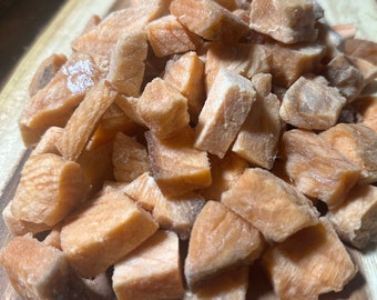 Freeze dried salmon treat