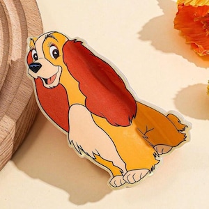 Lady from lady and the tramp dog Disney claw clip hair clip durable large