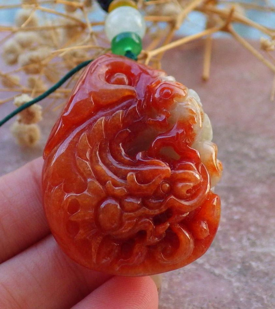 Vintage Hand Carved Natural Myanmar Burma A Jade Dragon Lucky Amulet Belt Buckle Jade Dragon Buckle - Etsy main image 4