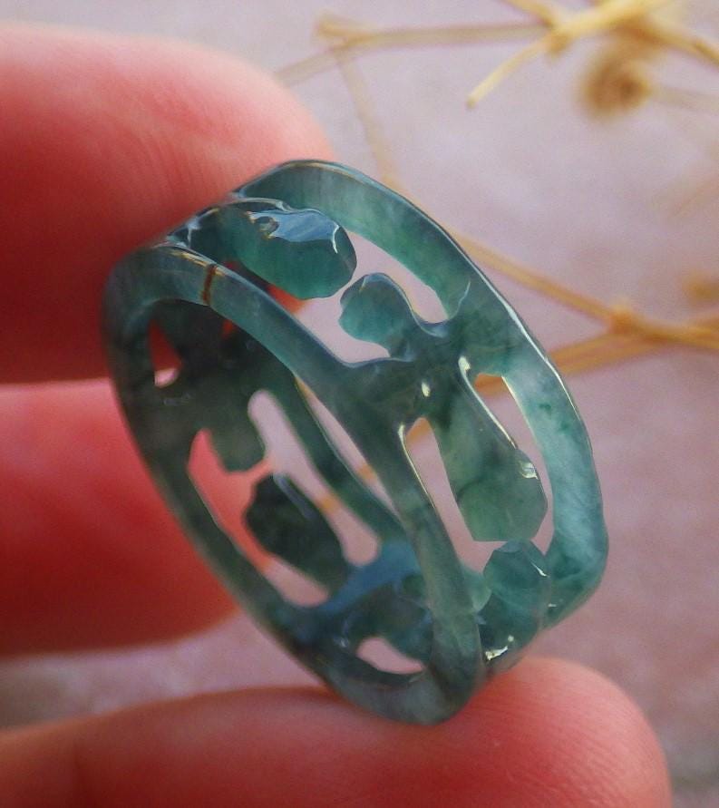 Certified Hand Carved Natural Myanmar Burma Grade A Jade Jadeite