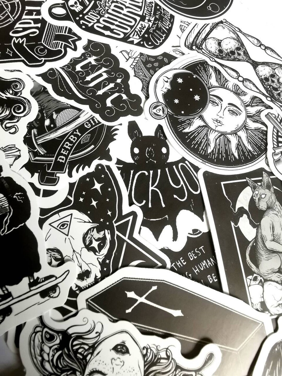 Terious Sticker 5 Random Horror Stickers - Etsy