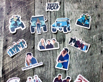 Beacon Hills - Teen Wolf Famous Stickers, Stiles Stilinski, Scott McCall