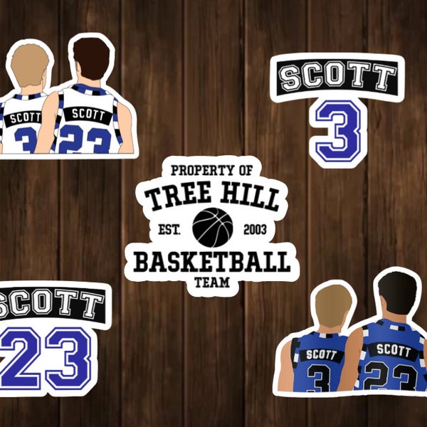 One Tree Hill Stickers inspired by, Fun Stickers, laptop stickers, locker stickers, teen girl stickers