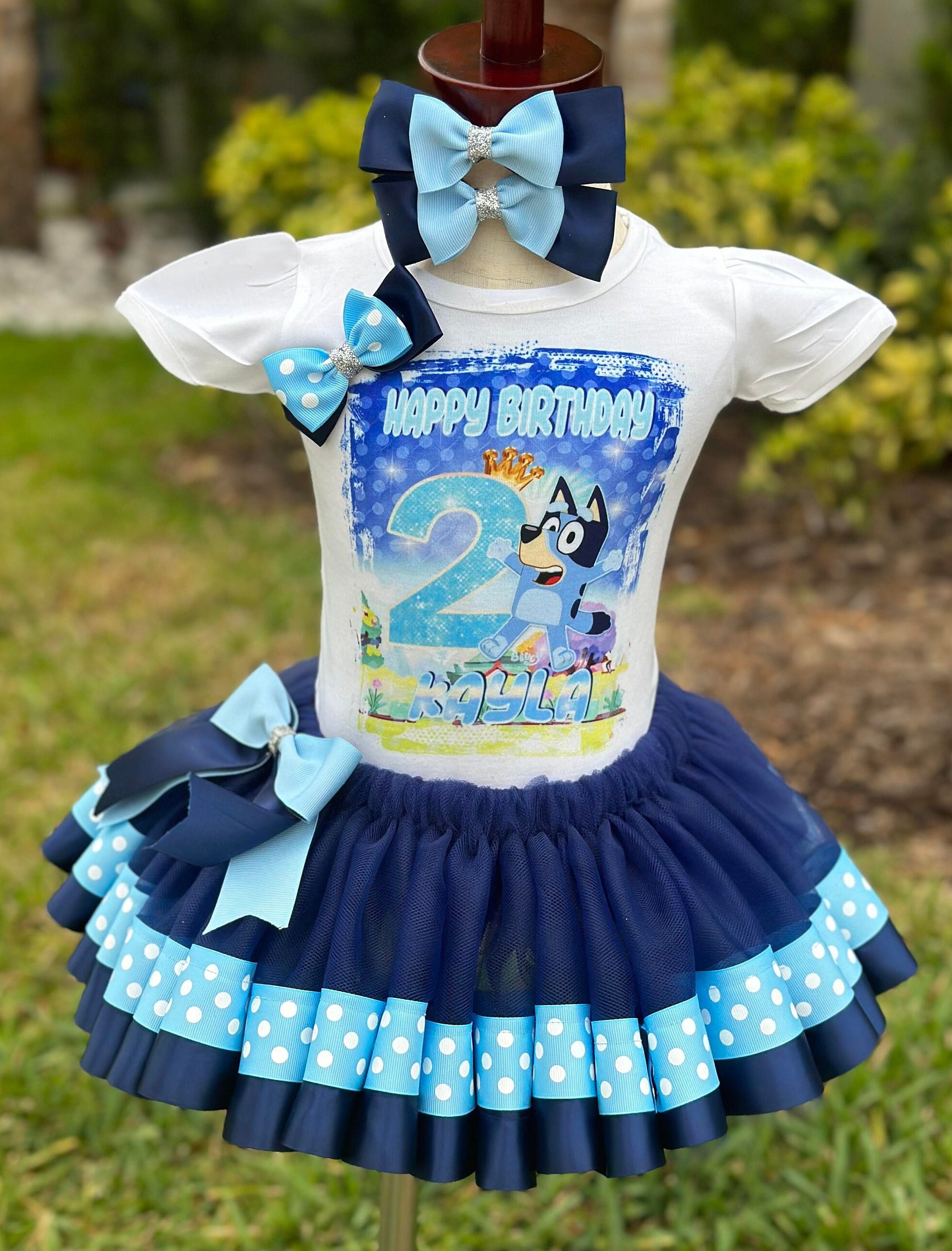 Bluey Birthday Shirt Bluey Inspired Birthday Girl Outfit For Baby Toddler -  iTeeUS