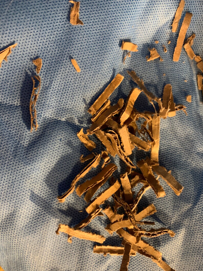 Shredded Brown Cardboard 3 Lbs, Compost, Rat, Guinea Pigs, Rabbits