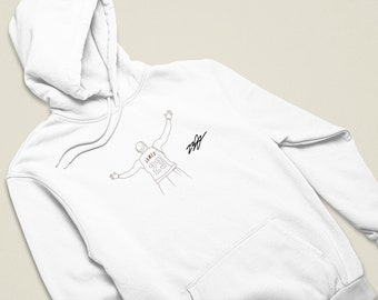 Sweatshirt lebron James, Michael Jordan, Kobe Bryant.. sweatshirt nba, sweat minimaliste, Line art sweat, pull basketball, idée cadeau.