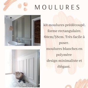 Kit de lambris muraux Shaker | Panneaux de Sofia | Panneaux à