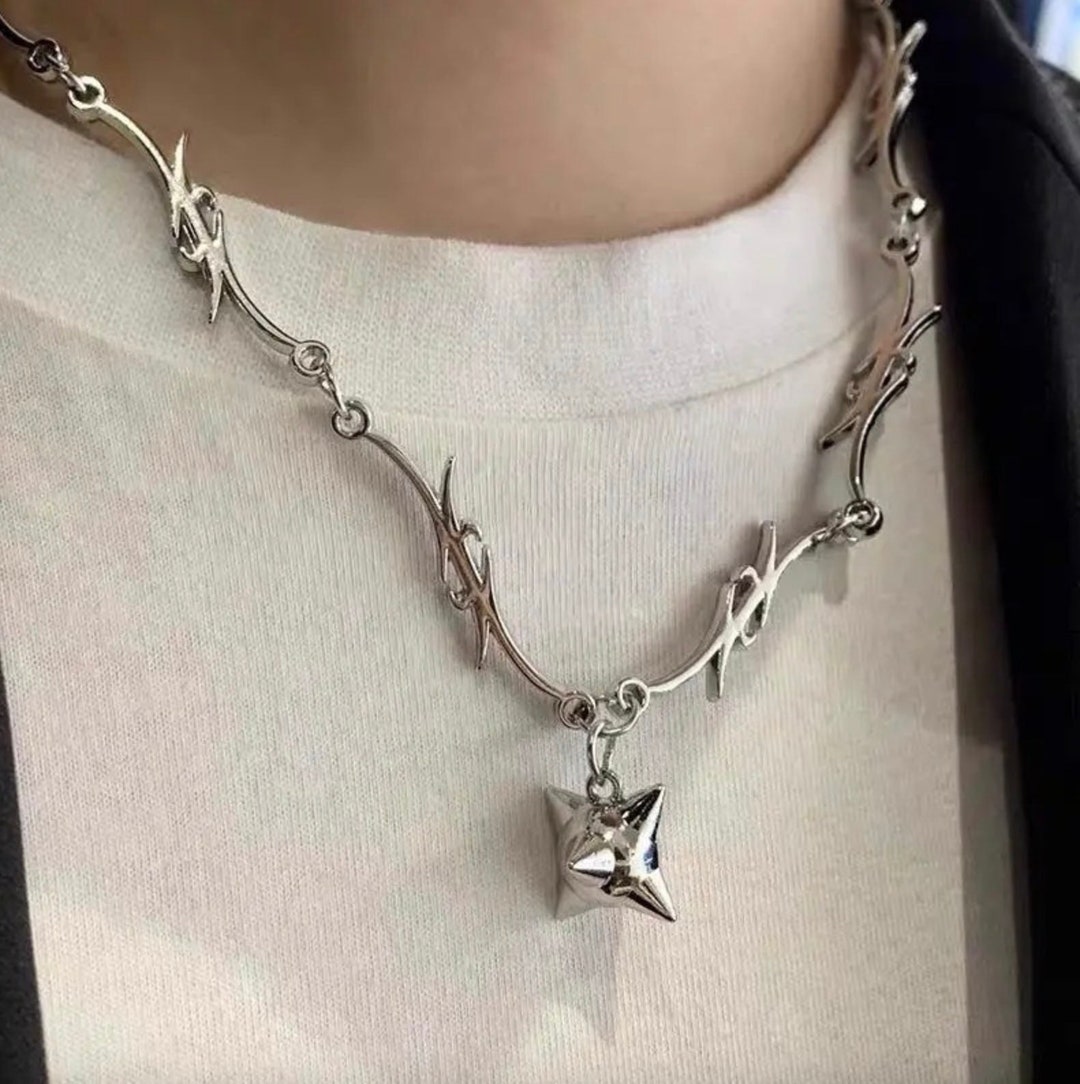2023 New for Women Chain Chocker Party Goth Kpop Choker Jewellery Heart  Collar Girl Necklaces Necklace Necklaces Pendants Girls Necklaces Ages 8 12
