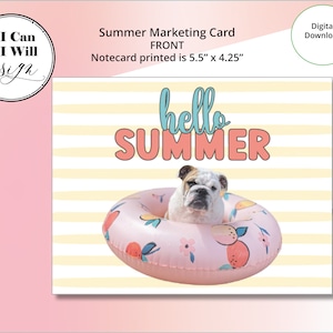 Ein Sommergeschenk für Kunden, die für einen Sommer als Werbegeschenk für Kunden gedacht sind, die Karte wurde komplett von Hand gedruckt, die Karte wurde komplett von Hand gedruckt