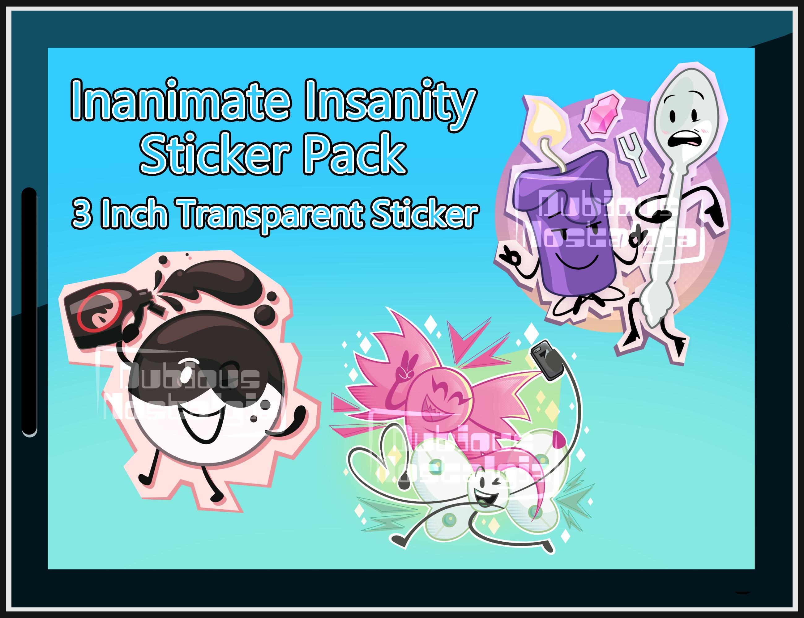 Inanimate Insanity Sticker Pack - Etsy