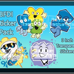 BFDI Sticker Pack