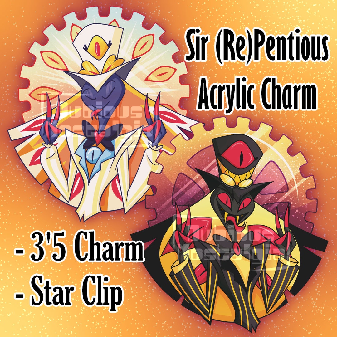 Repentious Sir Repentious Acrylic Charms - Etsy