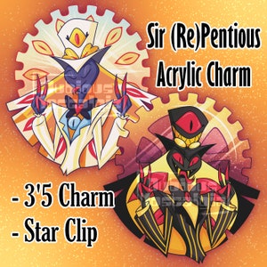 Sir Repentious Acrylic Charms