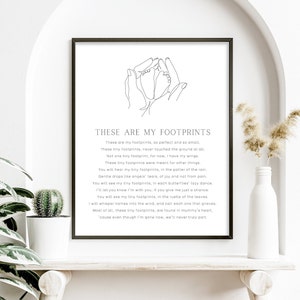 Baby Infant Loss Aborto spontaneo Art Print - Regalo di poesia per amici, genitori e familiari, stampa download istantaneo, aborto spontaneo, poesia di perdita