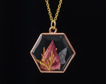 Pressed Flower Necklace