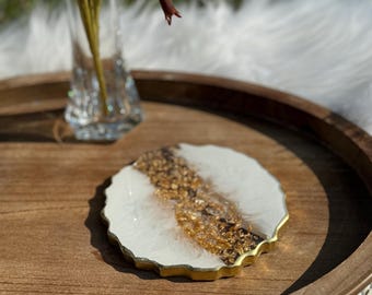 Resin Tray and Coaster Set