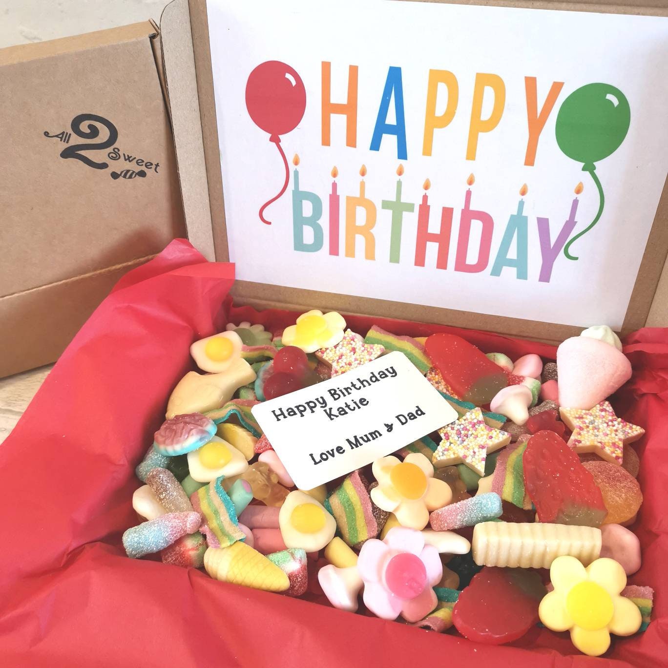 VEGAN Birthday Gift Vegan Letter Box Sweets Pick N Mix Vegan Etsy UK