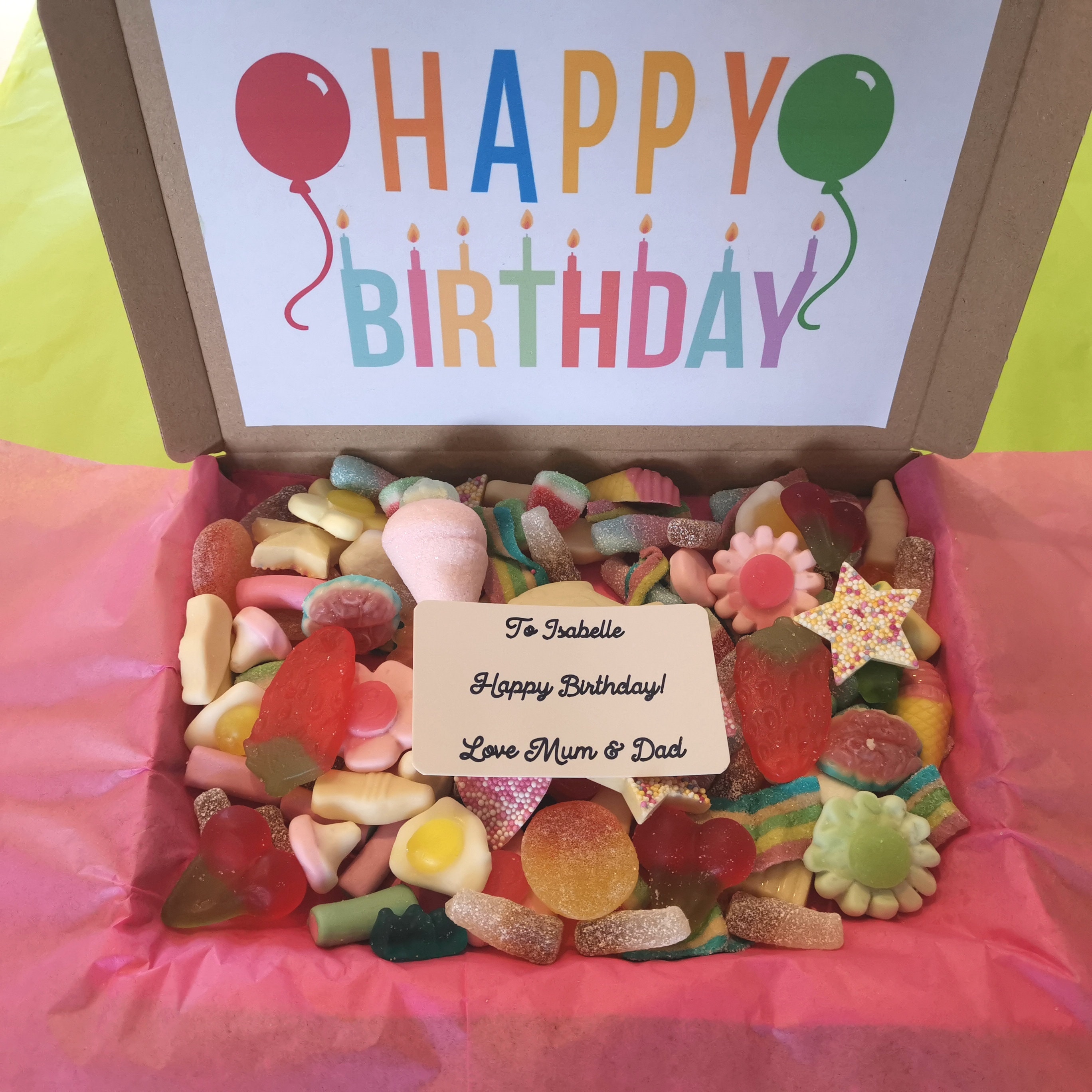 VEGAN Birthday Gift Vegan Letter Box Sweets Pick N Mix Vegan Etsy UK