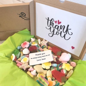 Personalized Thank You Sweets Gift Box - Letterbox Present