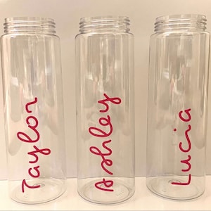 Personalized Water Bottles, Bach Island Themed Bottles