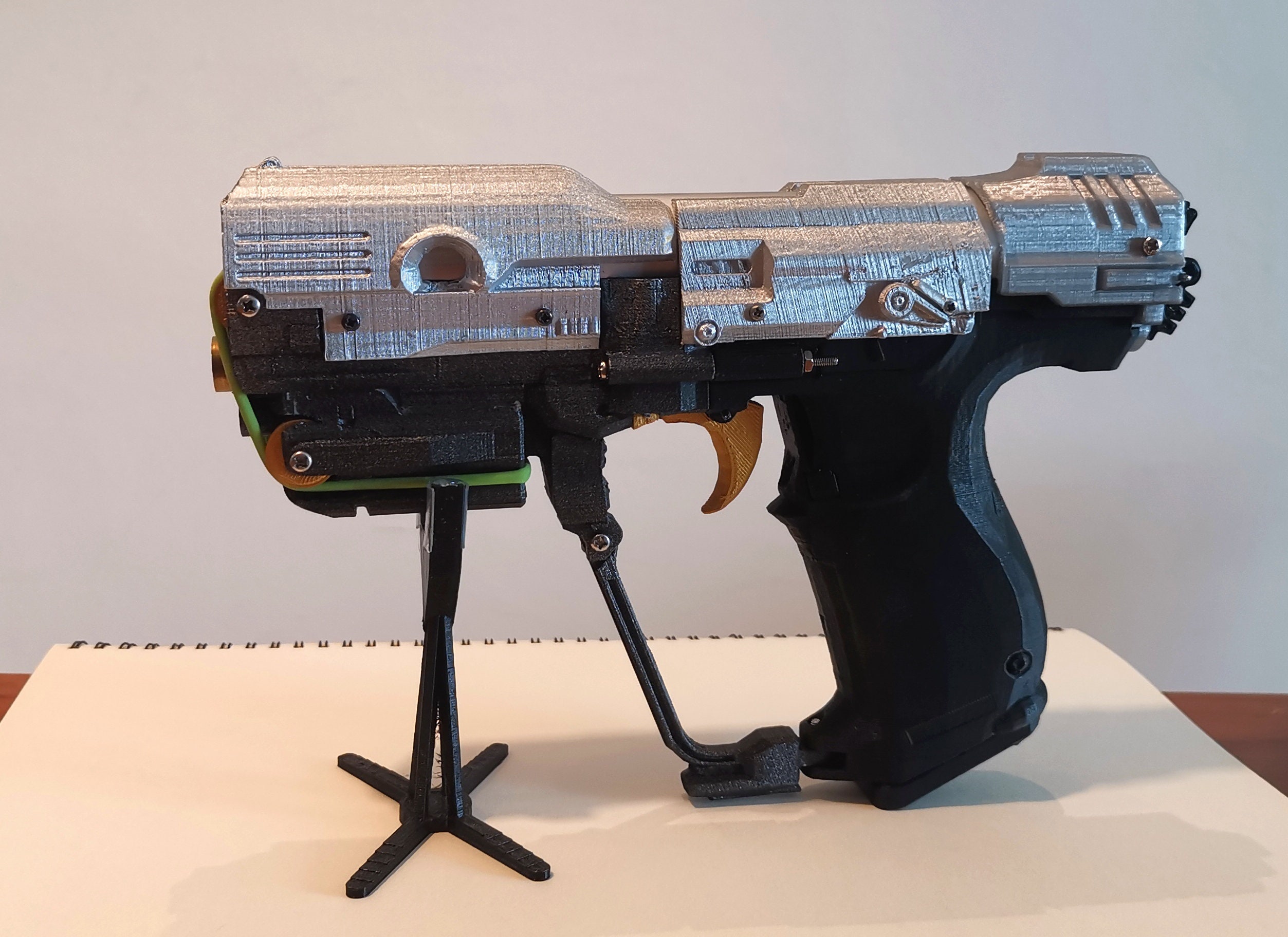 Halo Magnum Blaster: Full 3D Printed Nerf Toy Pistol 