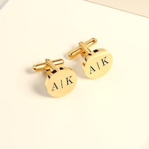 Personalized Cufflinks Groom Cuff Links Set Custom Engraved Groomsmen Gifts for Him Groomsman Gift Dad Best Man Father of the Bride