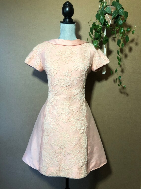 Vintage Prom Dress / Medium - Large / Up to 31” W… - image 4