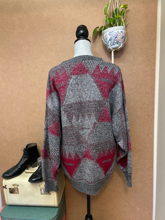 1990s Oversized Sweater / Large-XL / Wool Alpaca … - image 5