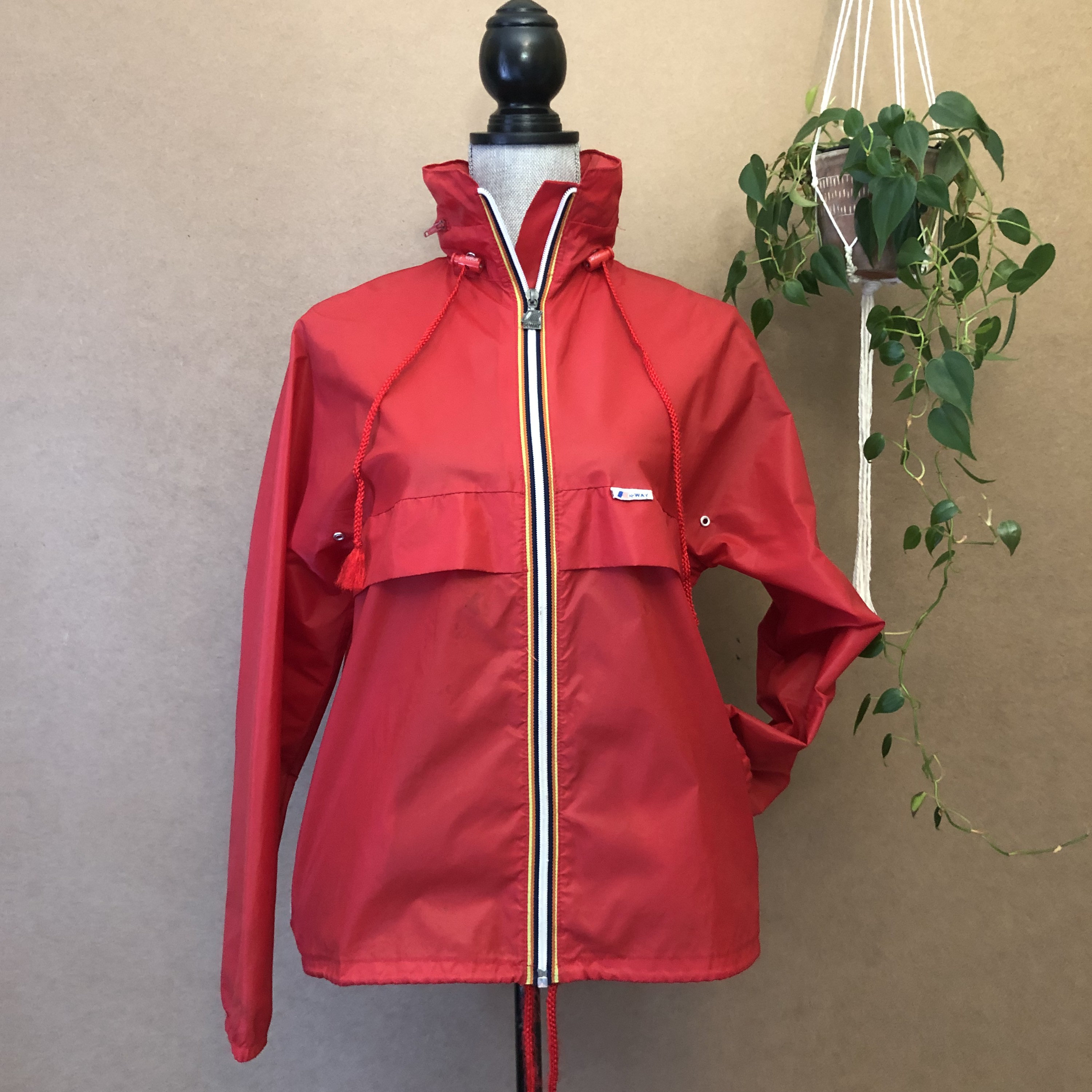 k way regenjacke 80er