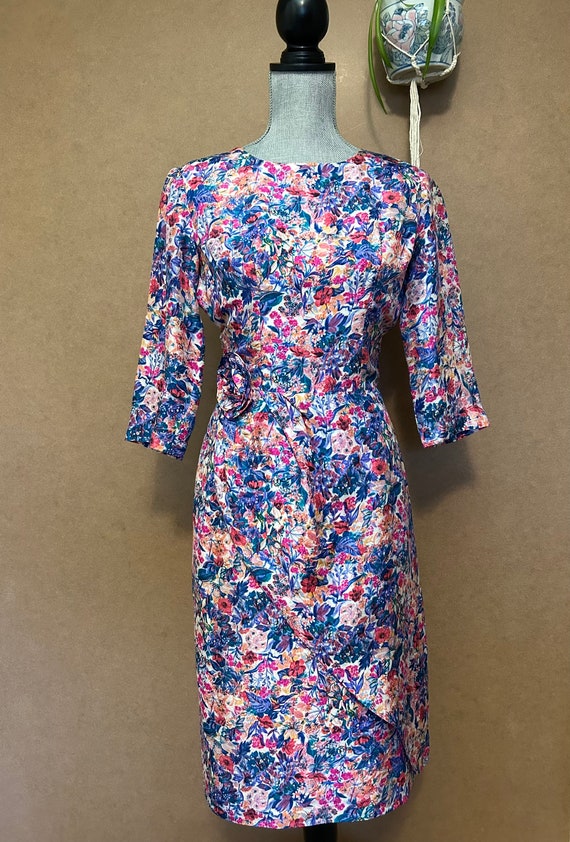 Old Roses Silk Envelope Dress main image 1
