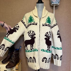 Mens moose cardigan hot sale