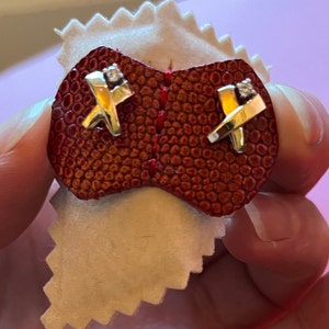 Vintage 14K Gold and Diamond &quot;Hugs&quot; Stud Earrings