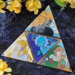 Zelda Skyward Sword Triforce Enamel Pins