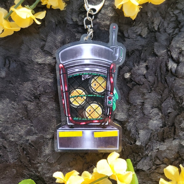 Salmon Run Egg Basket Shaker Charm