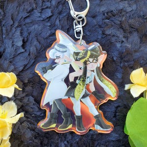 Alterna Squid Sisters Rainbow Acrylic Charm