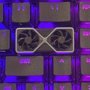 RTX 5090 Gründer Edition Tastenkappe | 3D gedruckte Enter-Taste + gratis Keycap Puller