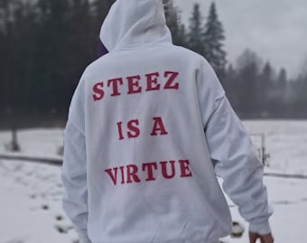 Steez is a Virtue Hoodie By Mountain Madcaps Unisex Heavy Blend™ Hooded Sweatshirt