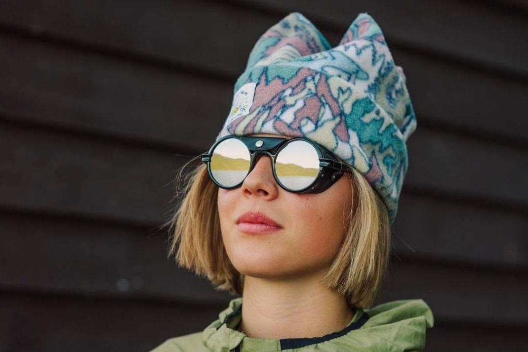 Mountains Super Cozy and Soft Retro Fleece 4 Point Beanie By Mountain Madcaps