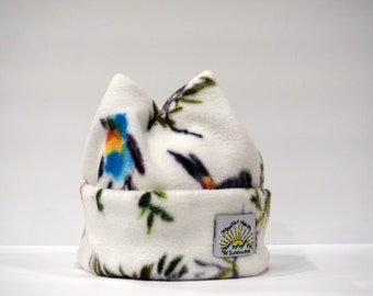 Super Cozy and Soft Retro Fleece 4 Point Beanie By Mountain Madcaps