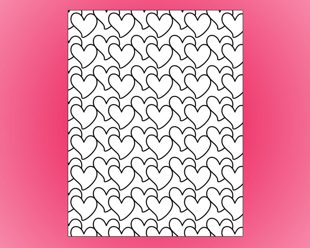 Valentine's Day Coloring Pages, Printable Valentine's Coloring Pages ...