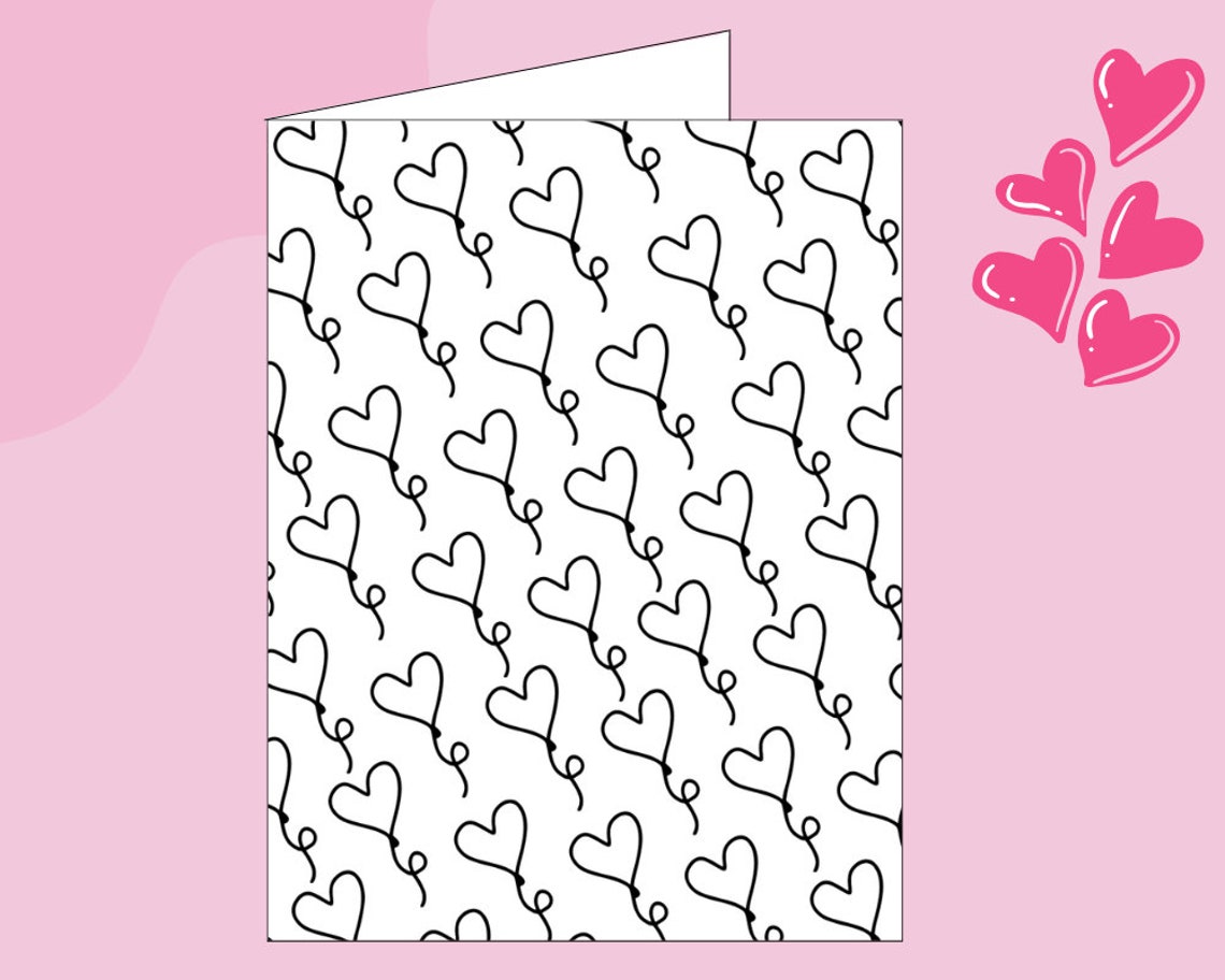 Valentine's Day Cards - Coloring Pages, Printable Valentine's Coloring ...