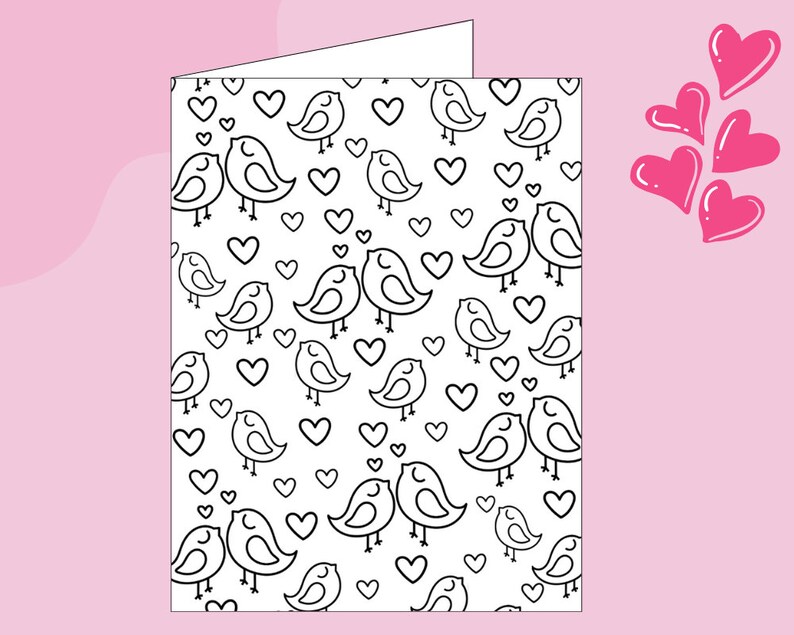 Valentine's Day Cards - Coloring Pages, Printable Valentine's Coloring ...