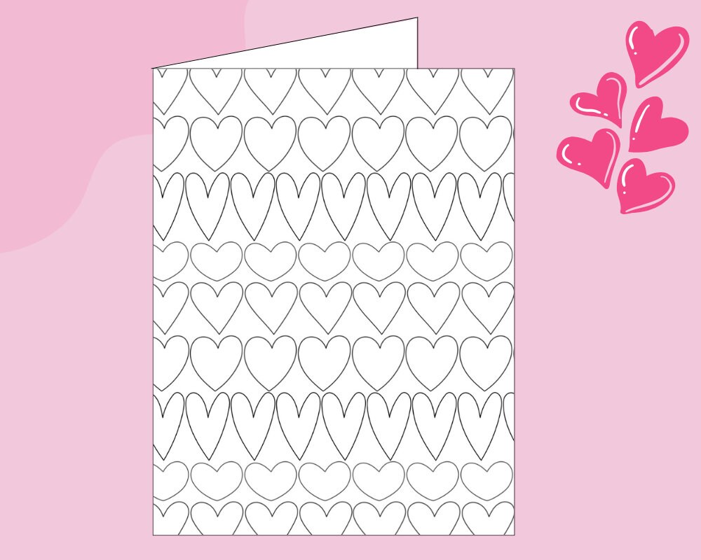 Valentine's Day Cards - Coloring Pages, Printable Valentine's Coloring ...