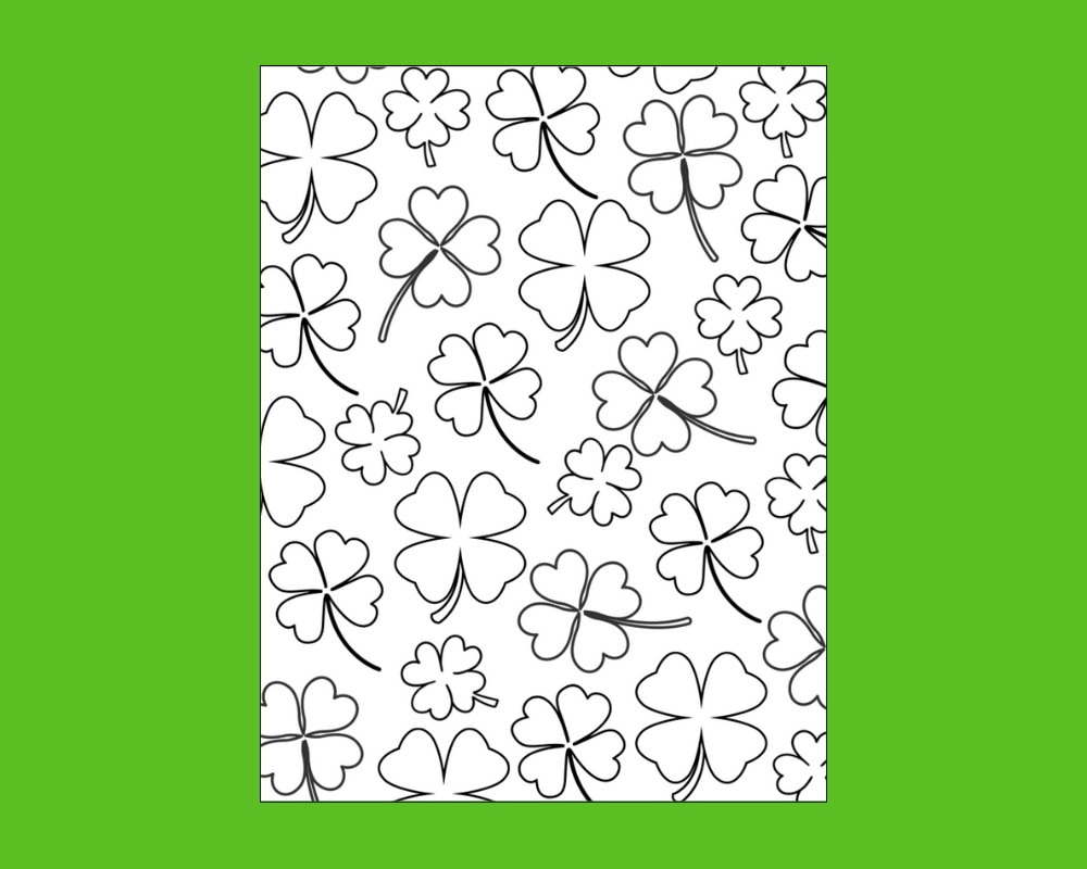 St Patrick's Day Coloring Pages, Printable St Patrick's Coloring, Color