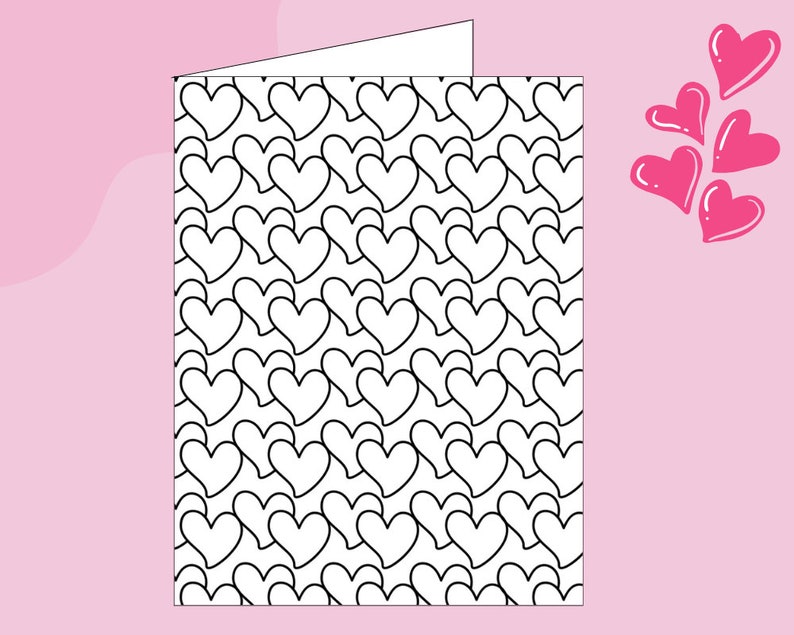 Valentine's Day Cards - Coloring Pages, Printable Valentine's Coloring ...