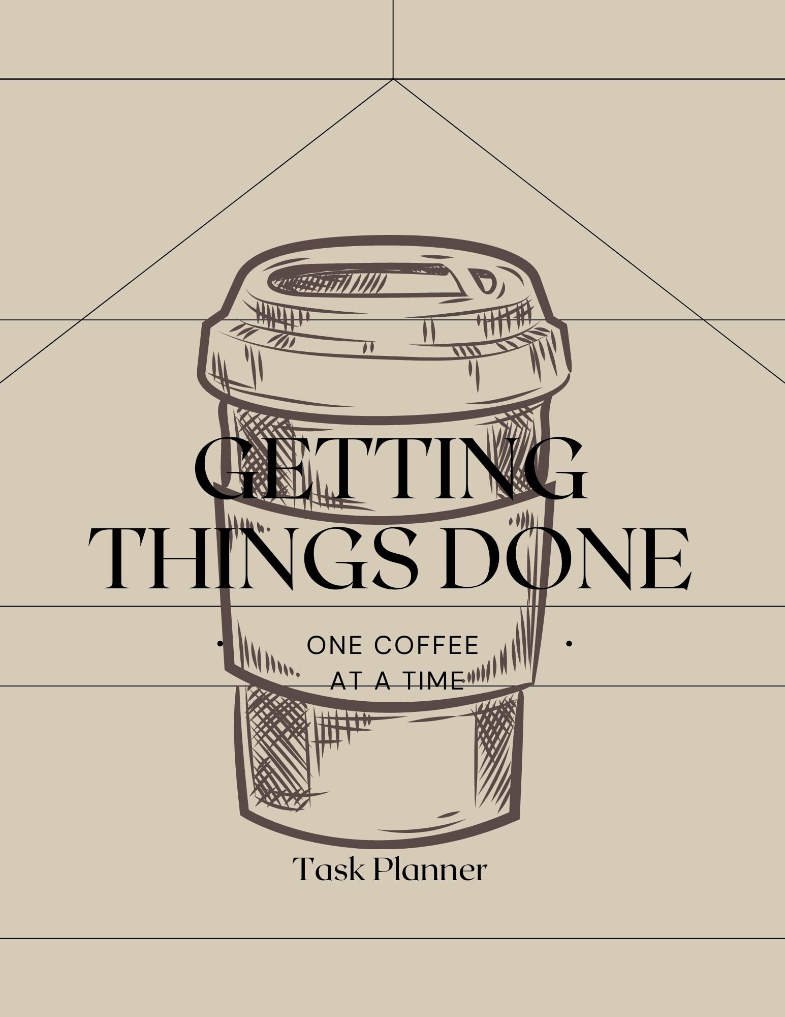 8.5x11 Printable Task Planner Cover - Etsy